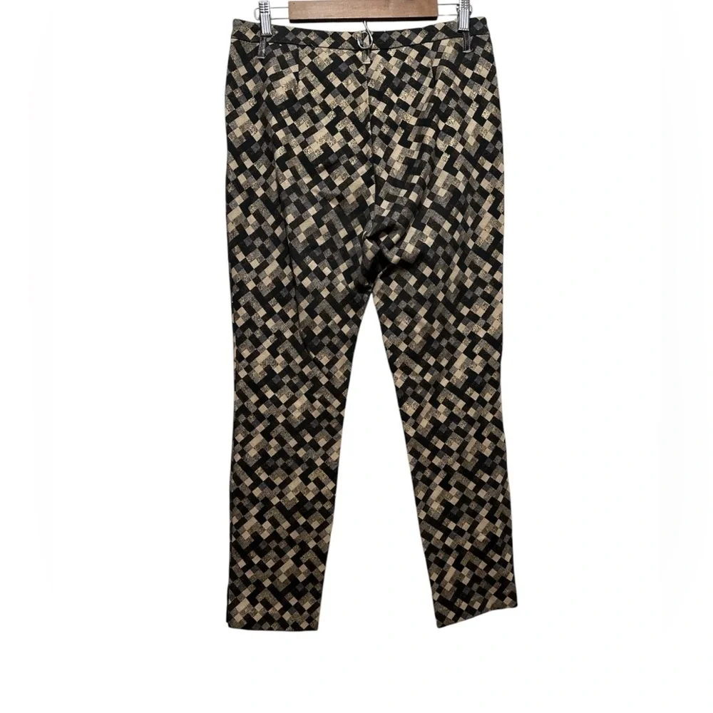 Soft Surroundings Women’s Geometric Square Print Pants Size Medium